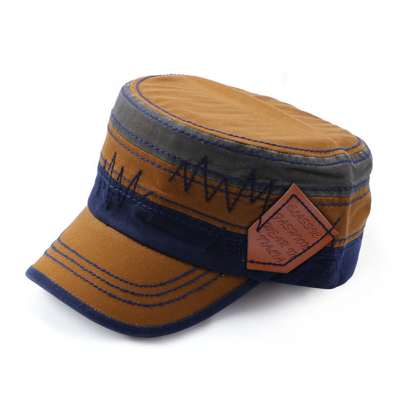 Creative Fashion Couple Flat Top Fashion Hat Sunshade