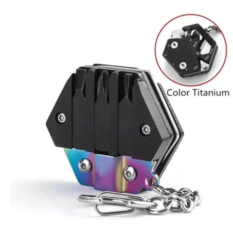 Hexagon Coin Pocket Knife