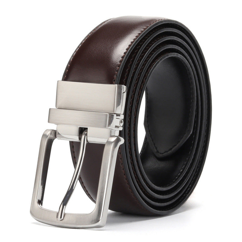 Men&#39;s rotating pin buckle belt