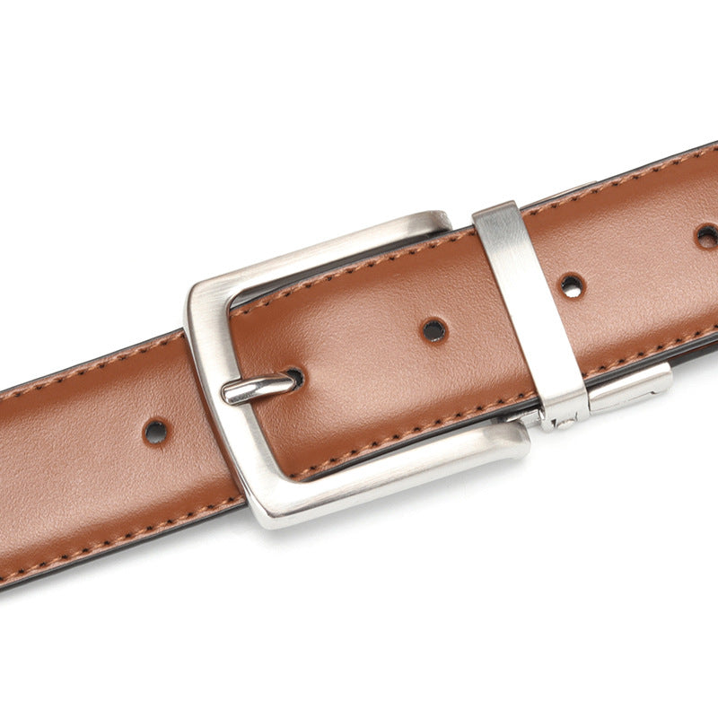 Men&#39;s rotating pin buckle belt