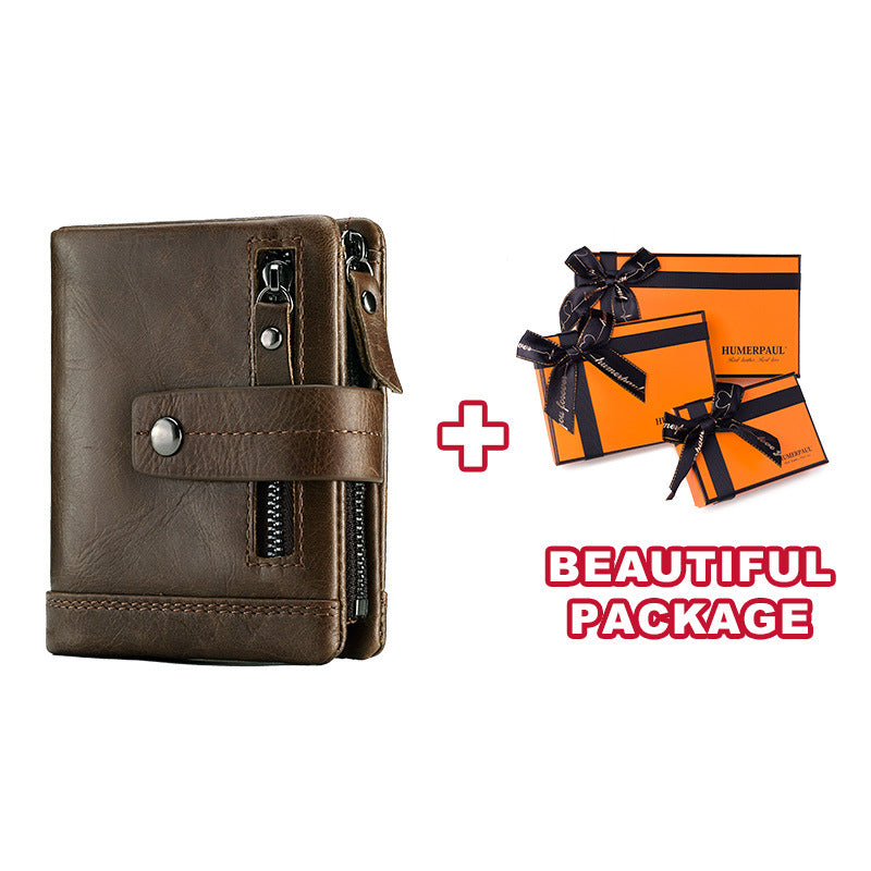 Antimagnetic Multicolor European And American Men&#39;s Wallet