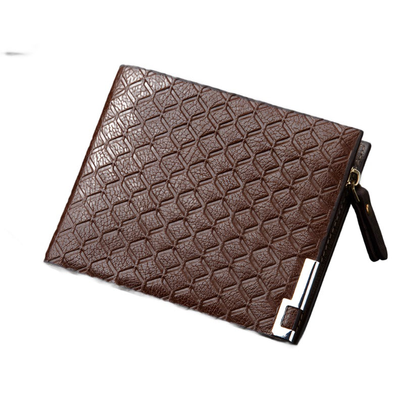 Multifunctional Zipper Business Youth Card Case Student Wallet