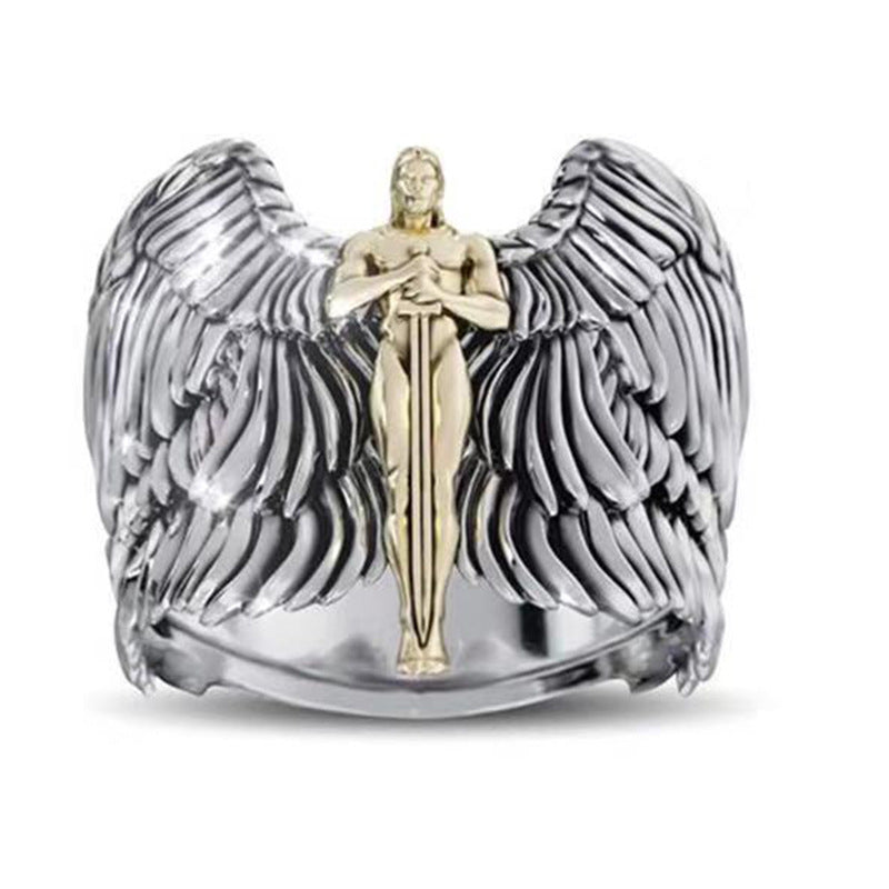 Men&#39;s Angel Vintage Ring