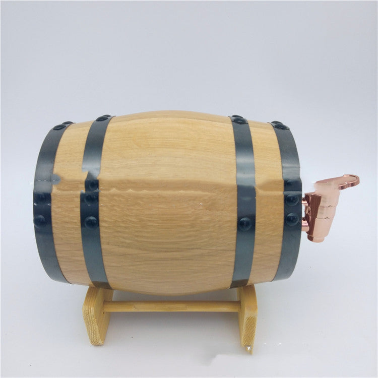 10L Oak Barrel Dispenser