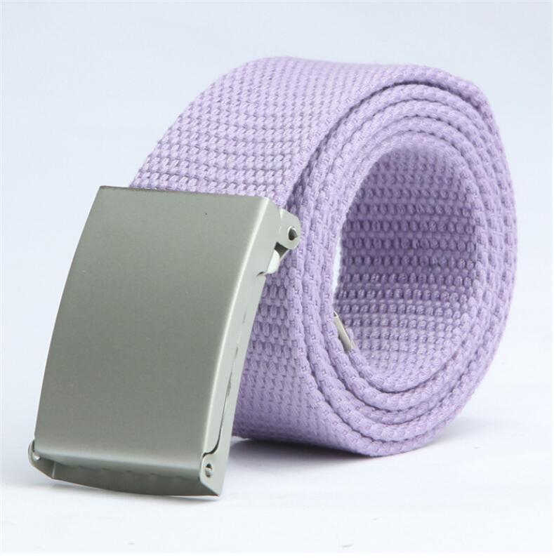 Candy color fashion new unisex pants with canvas belt men&#39;s belt