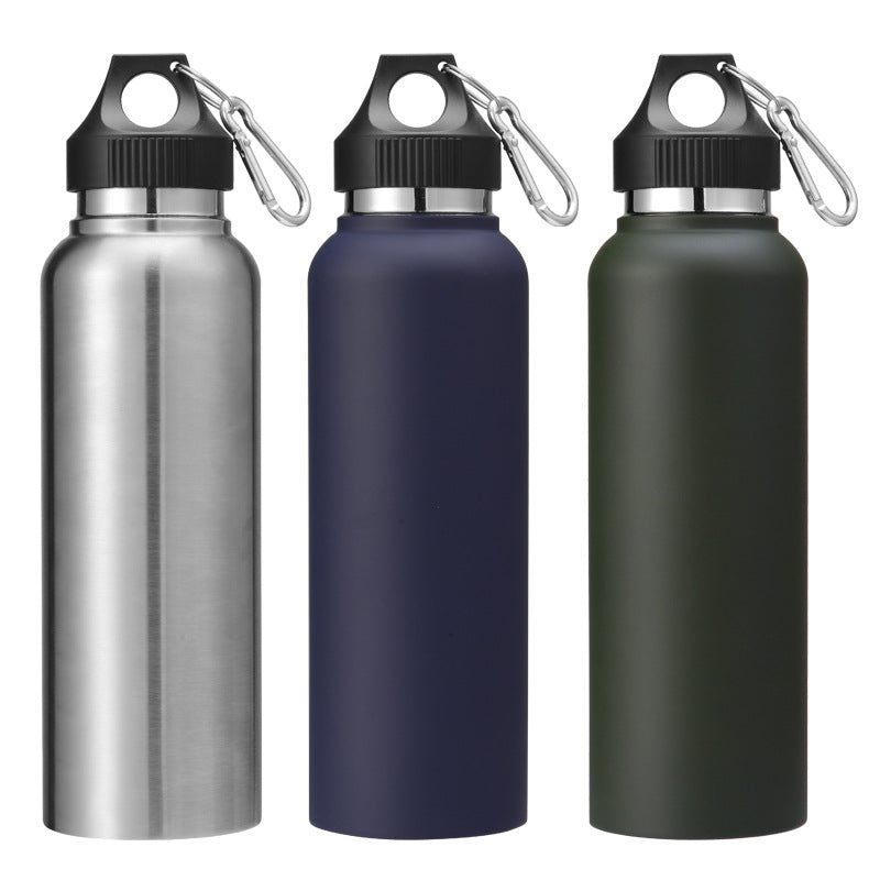 Double vacuum stainless steel vacuum flask