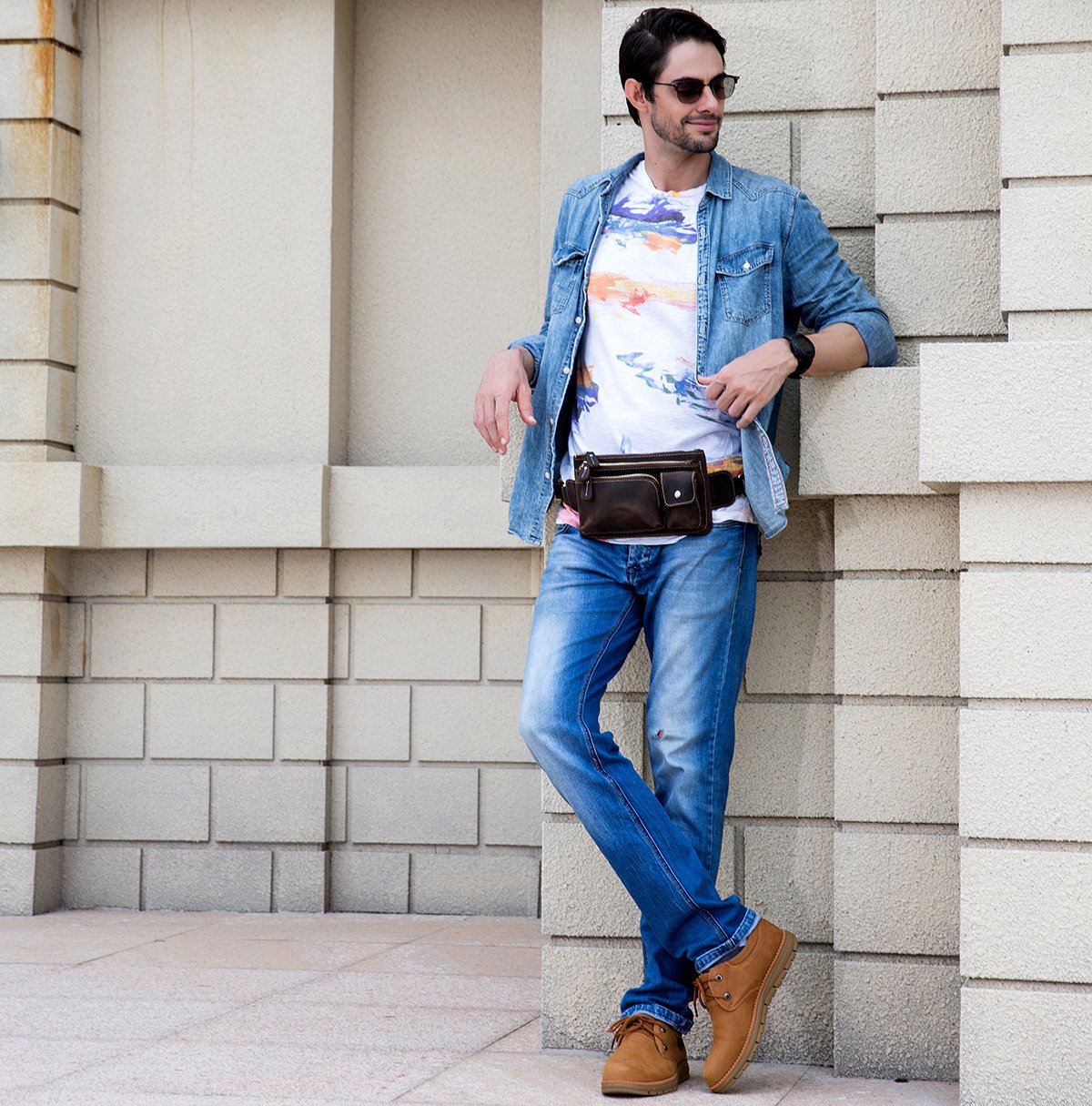 Men&#39;s Waist Bag Crossbody Bag