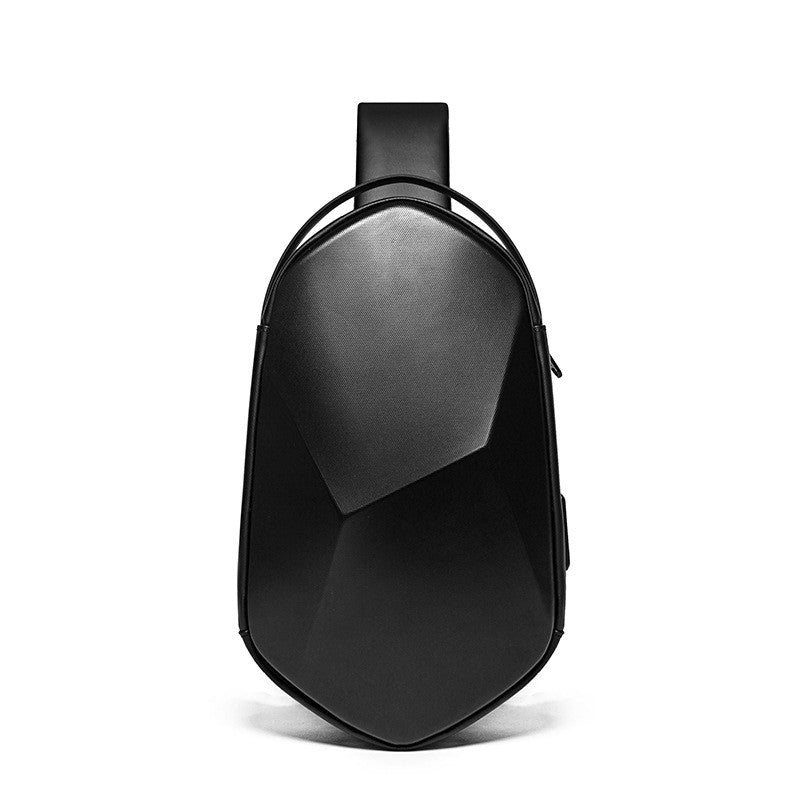 Hard shell polyhedron fashionable men&#39;s bag