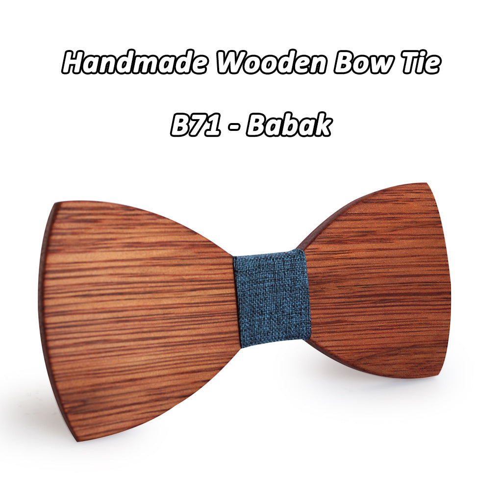 Wooden tie knot