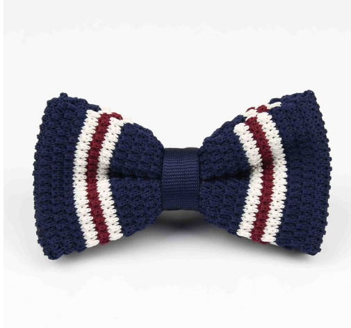 New Style Men Women Knit Bowtie Adjustable Butterfly Double Deck Neckwear Bowties Designer Knitting Dress Knitted Bow Tie