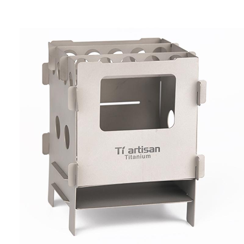Titanium Foldable Wood Burning Stove