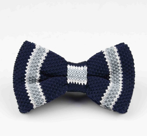 New Style Men Women Knit Bowtie Adjustable Butterfly Double Deck Neckwear Bowties Designer Knitting Dress Knitted Bow Tie