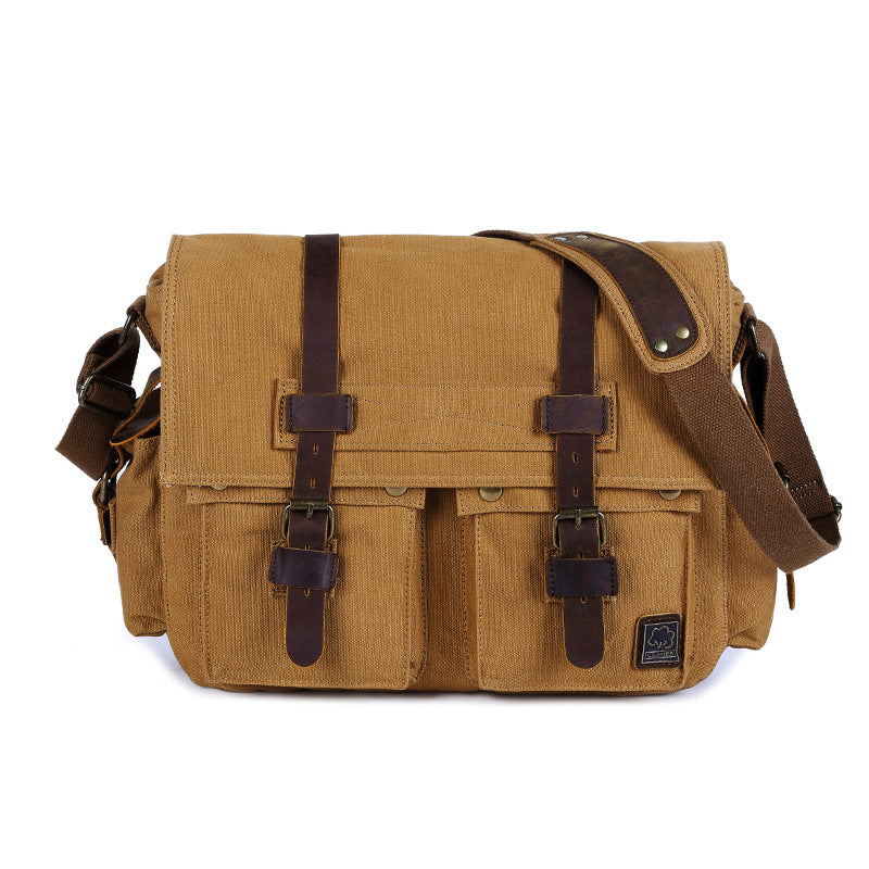 Men&#39;s canvas shoulder bag