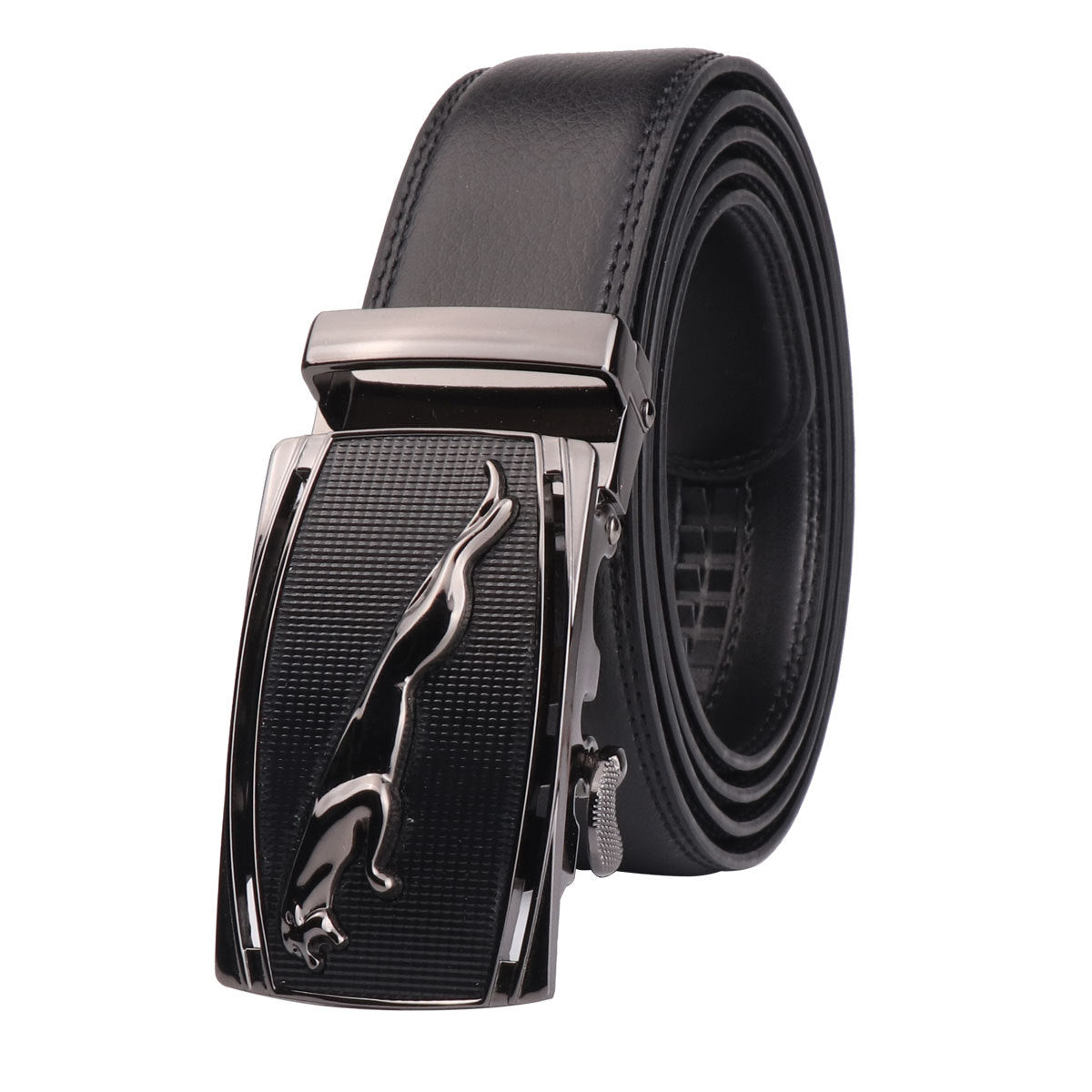 Leather men&#39;s belt