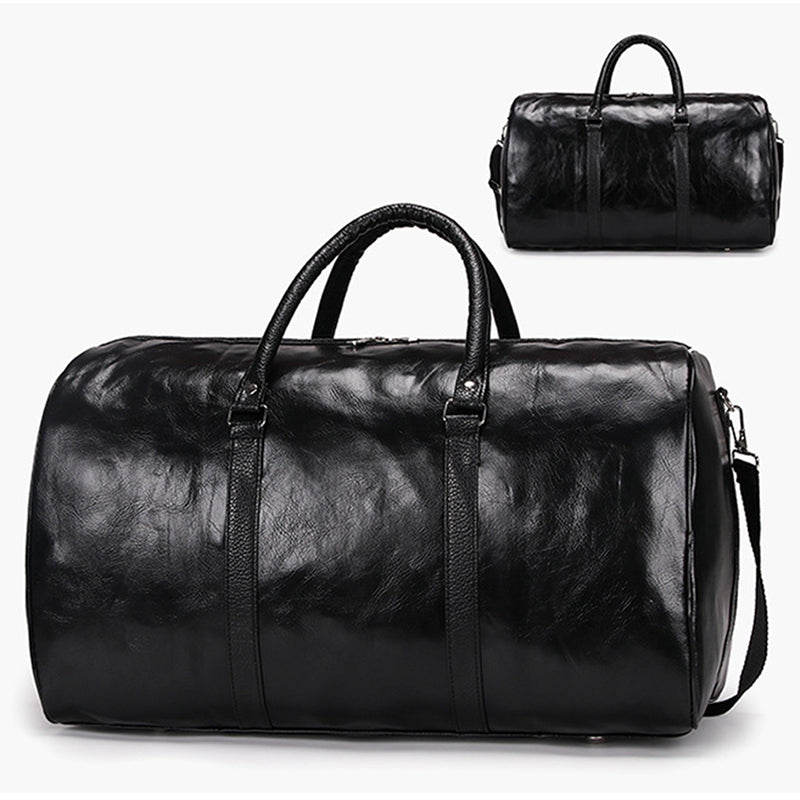 Travel bag handbag pu retro business trip luggage bag