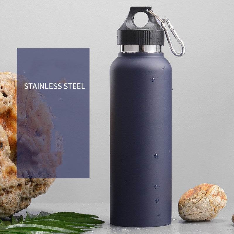 Double vacuum stainless steel vacuum flask