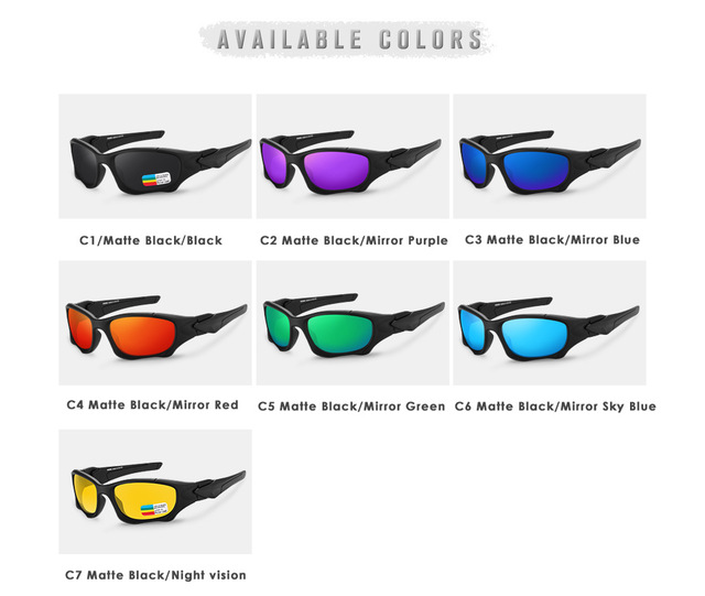 Outdoor sports polarized sunglasses