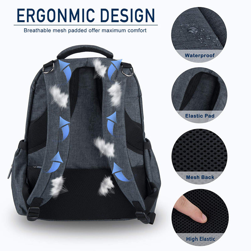 Father Bag Waterproof And Wear-resistant Environmental Protection Mother Outsourcing Mother And Baby Bag
