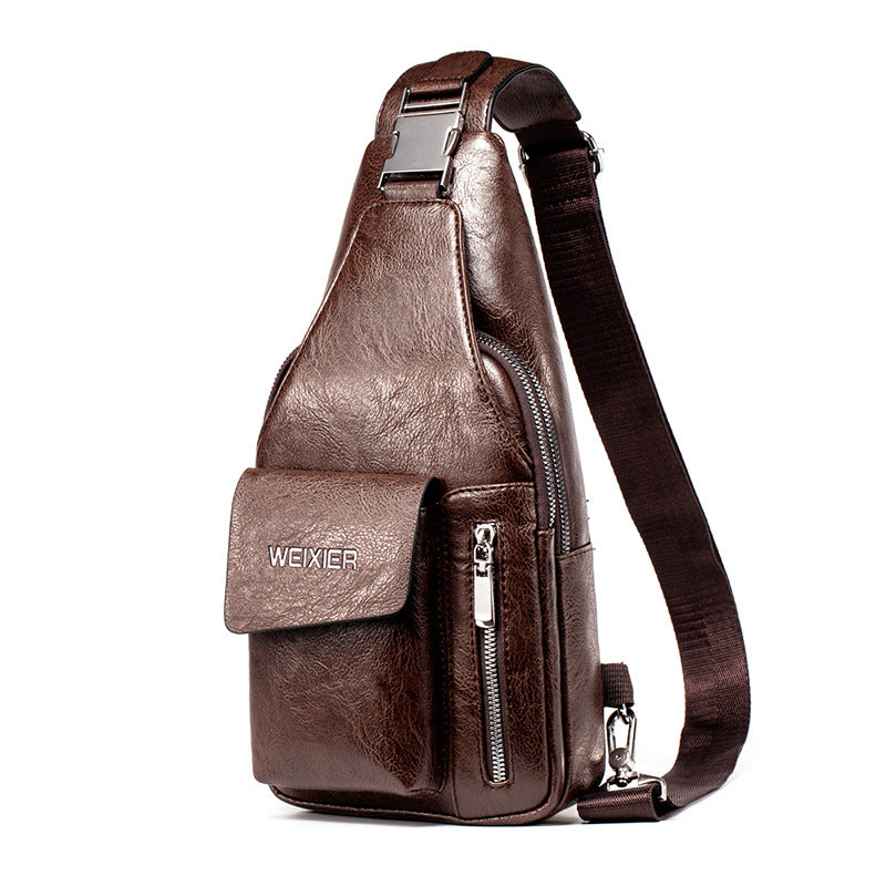 Men&#39;s chest bag outdoor casual men&#39;s messenger bag
