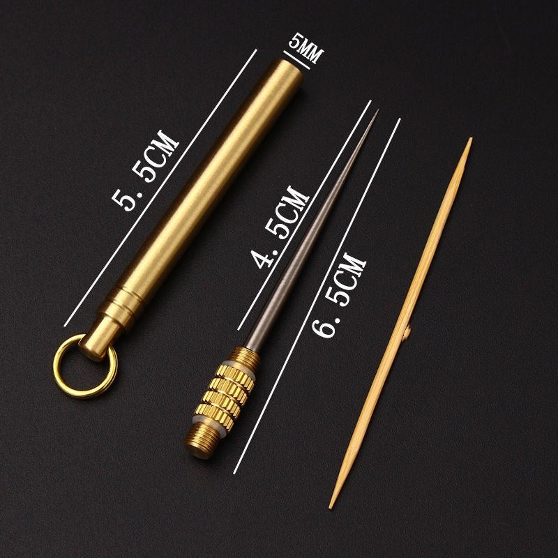 Portable mini iron toothpick