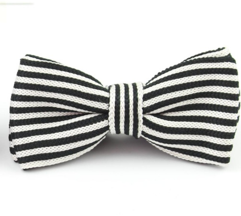 New Style Men Women Knit Bowtie Adjustable Butterfly Double Deck Neckwear Bowties Designer Knitting Dress Knitted Bow Tie