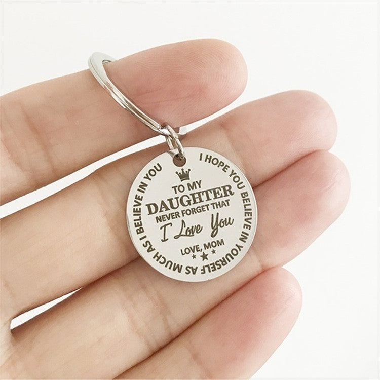 Stainless Steel Letter Necklace For Son And Daughter