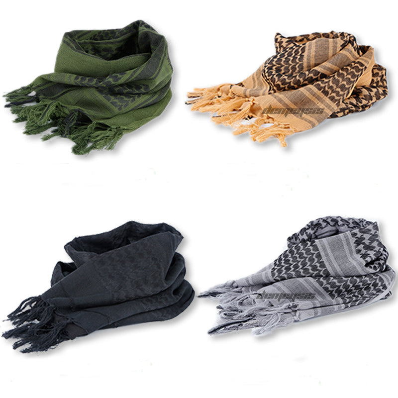 Warm and cold proof scarf for outdoor tactics