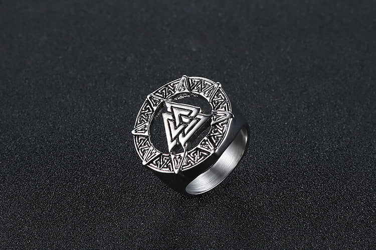 Viking warrior men&#39;s ring