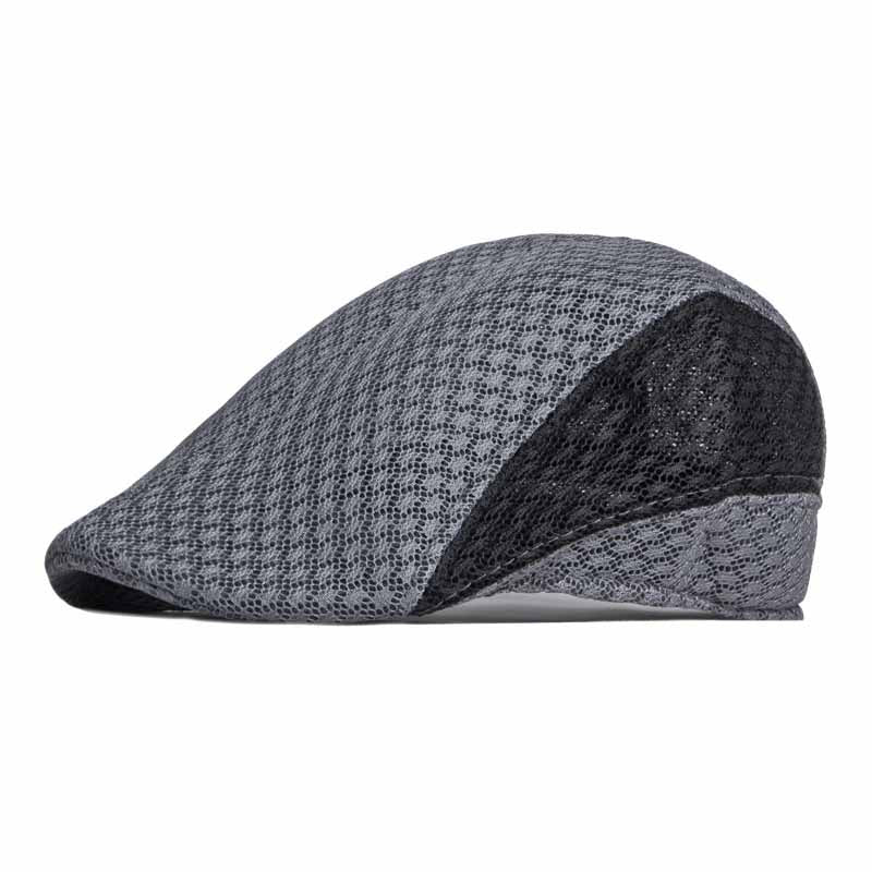 Fashionable And Simple Men&#39;s Hollow Mesh Polyester Cap
