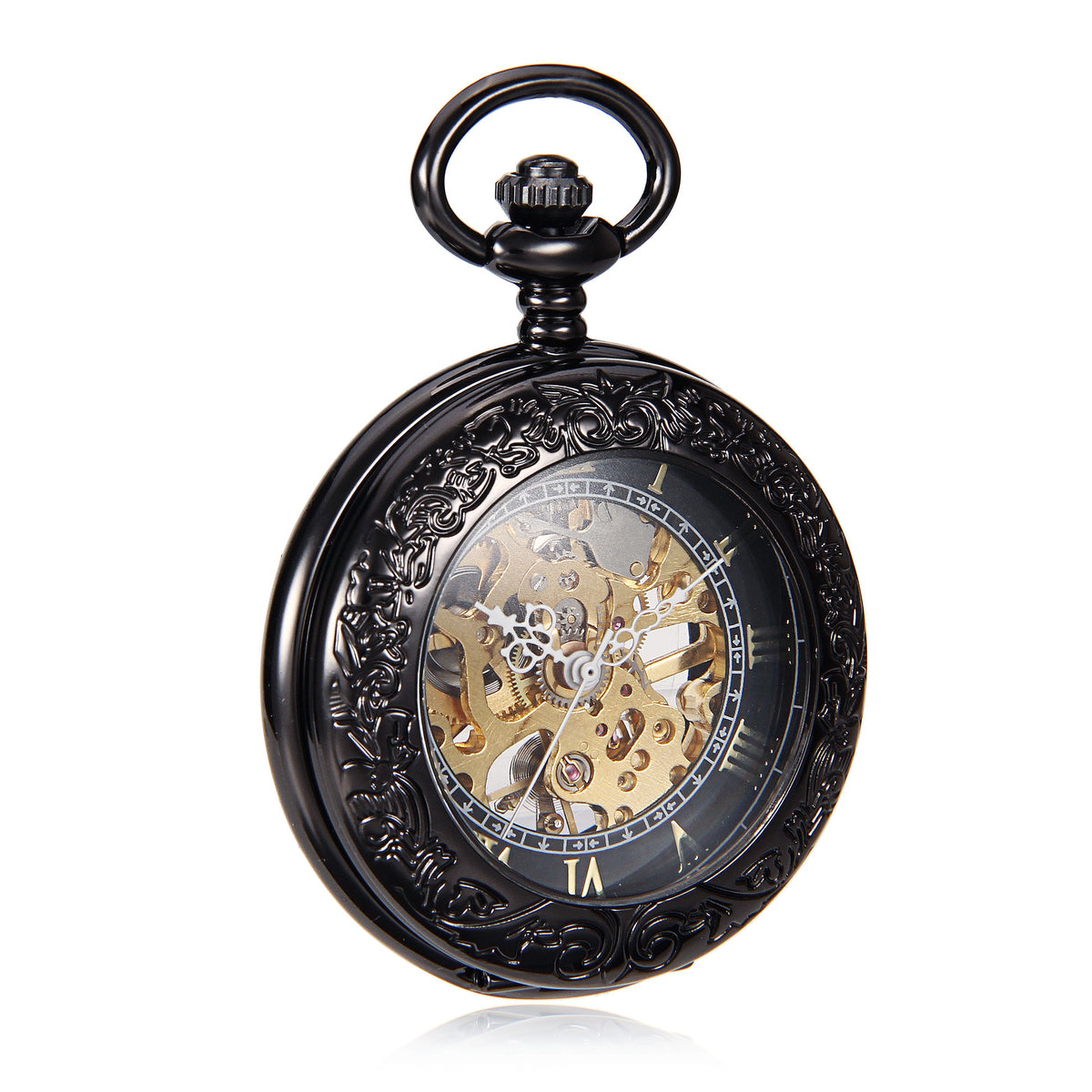 Creative Fashion Trend Wind-winding Mechanical Pocket Watch