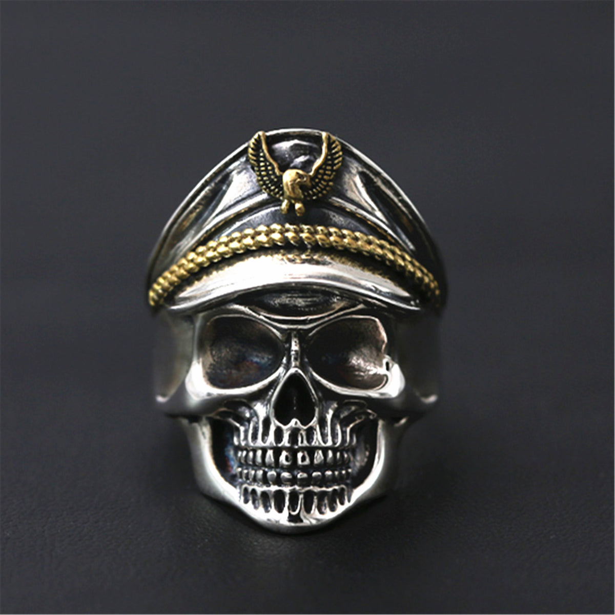 Retro Legion Skull Ring