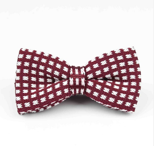 New Style Men Women Knit Bowtie Adjustable Butterfly Double Deck Neckwear Bowties Designer Knitting Dress Knitted Bow Tie