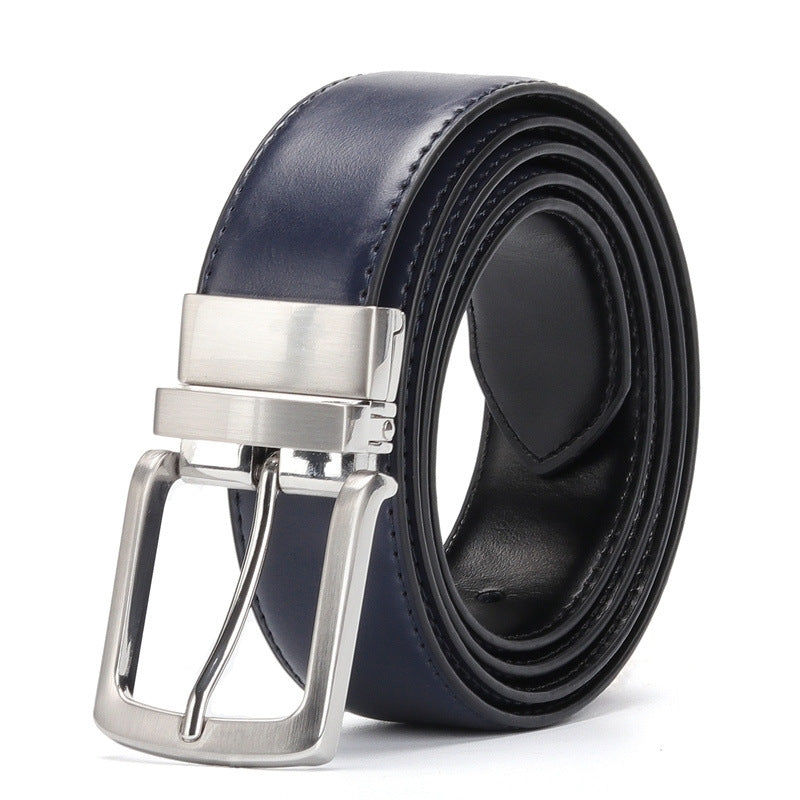 Men&#39;s rotating pin buckle belt