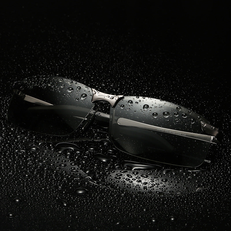 Color changing polarized sunglasses men&#39;s sunglasses