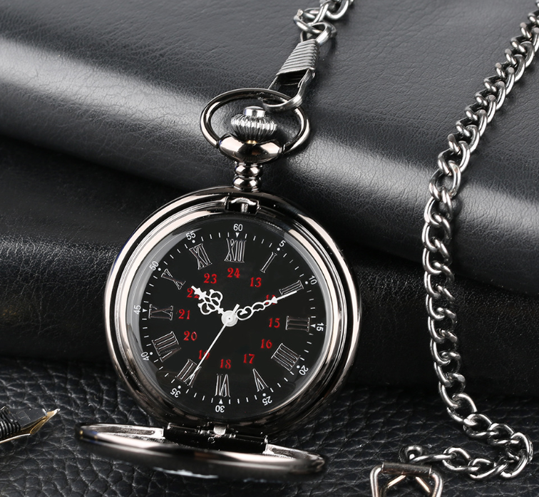 &quot;I LOVE YOU FOREVER&quot; Pocket Chain Watch