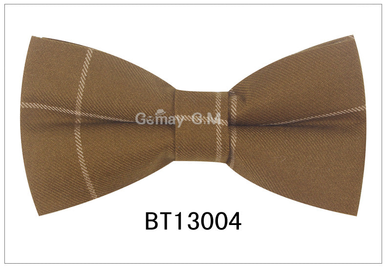 British fashion gentleman double bow tie