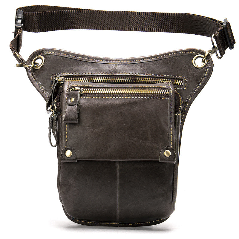 Vintage leather crossbody bag