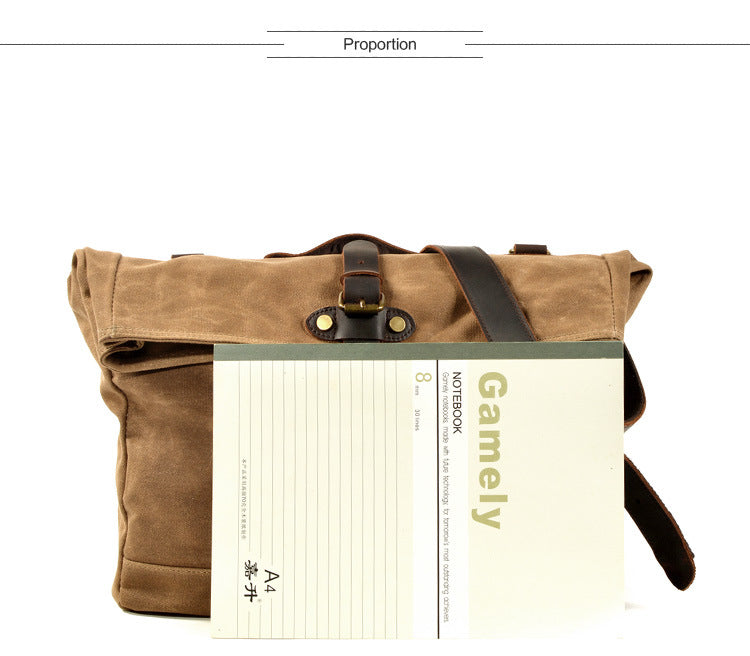 Men&#39;s canvas shoulder bag