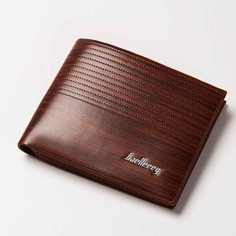 Casual men&#39;s wallet horizontal