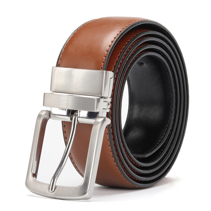 Men&#39;s rotating pin buckle belt