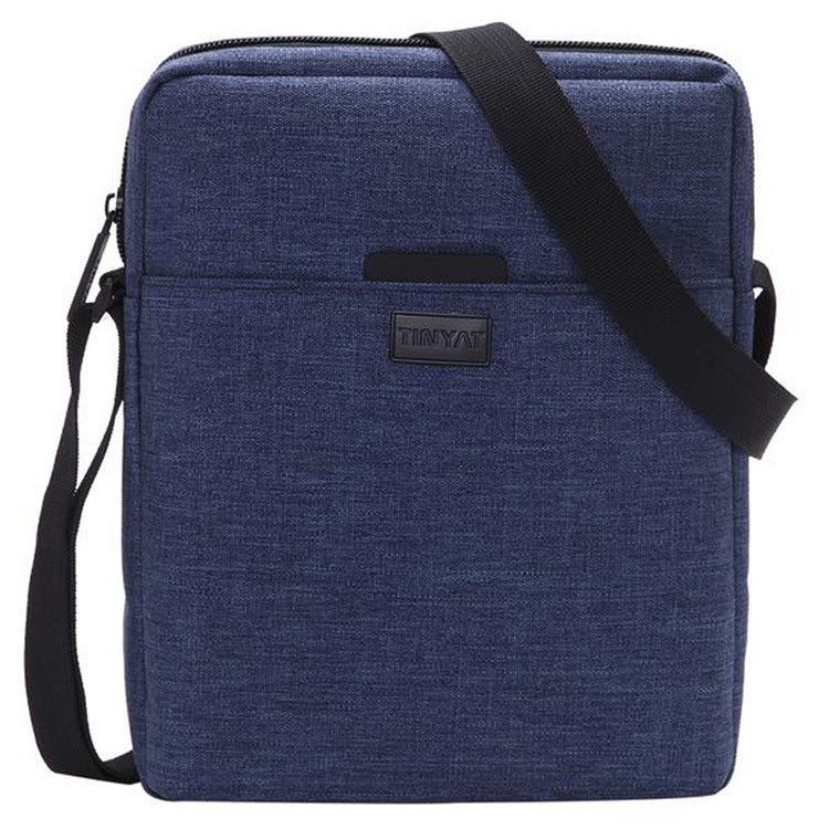 Men&#39;s casual cross bag retro canvas shoulder bag