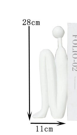 Simple And Modern Resin Abstract Character Book By Office, Study, Home Furnishings And Furnishings