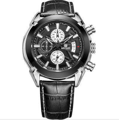 Multifunctional Single Calendar Men&#39;s Quartz Watch