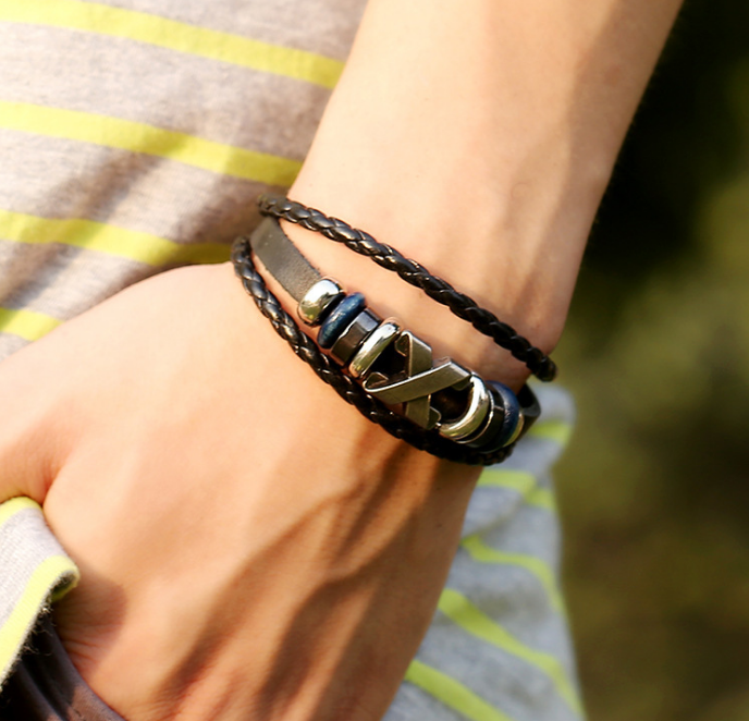 Vintage leather bracelet