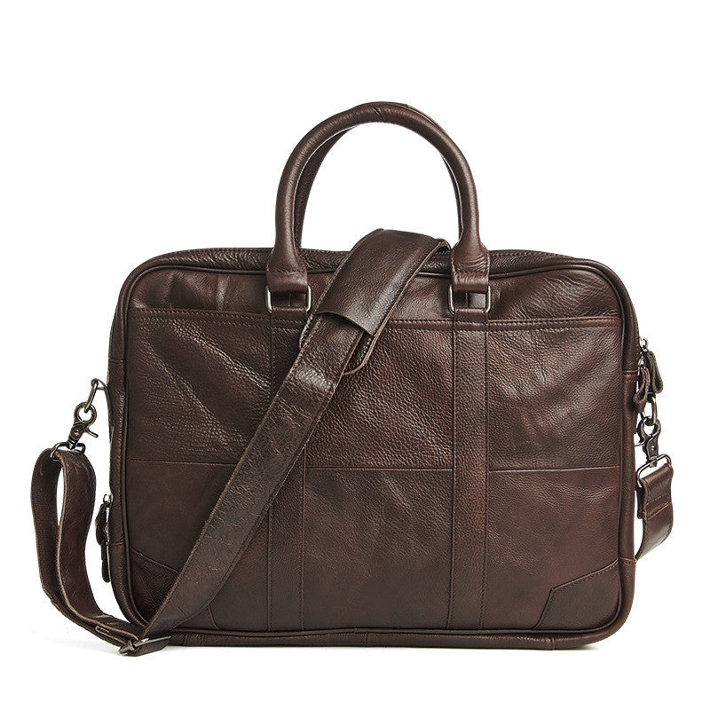 Leather Men&#39;s briefcase