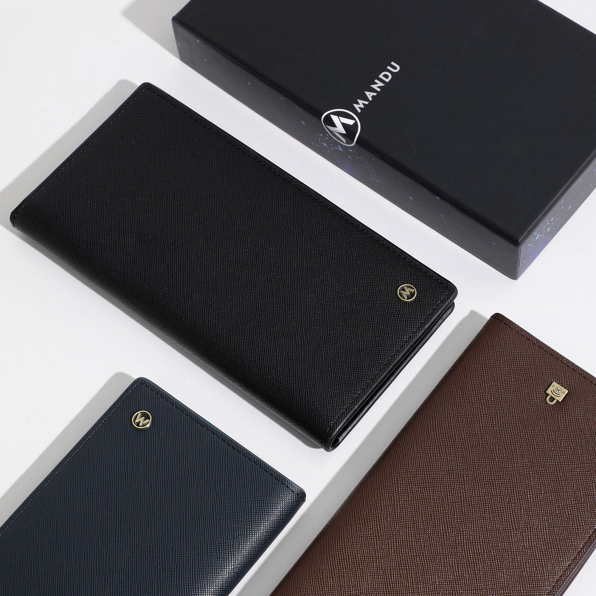 Men&#39;s Wallet Long Cross Pattern Fashion