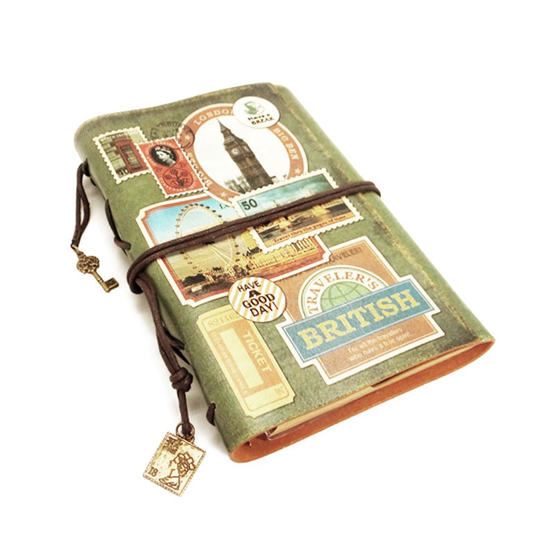 Retro loose-leaf A6 notepad