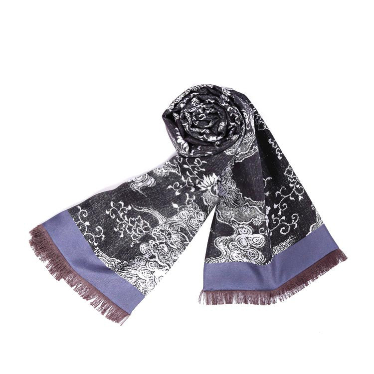 Double men&#39;s scarf