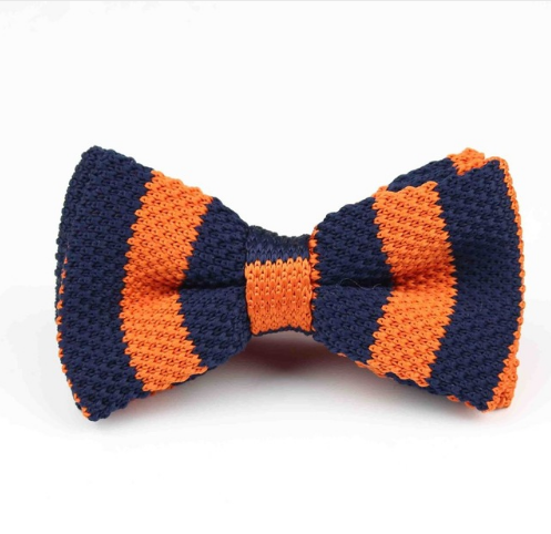 New Style Men Women Knit Bowtie Adjustable Butterfly Double Deck Neckwear Bowties Designer Knitting Dress Knitted Bow Tie