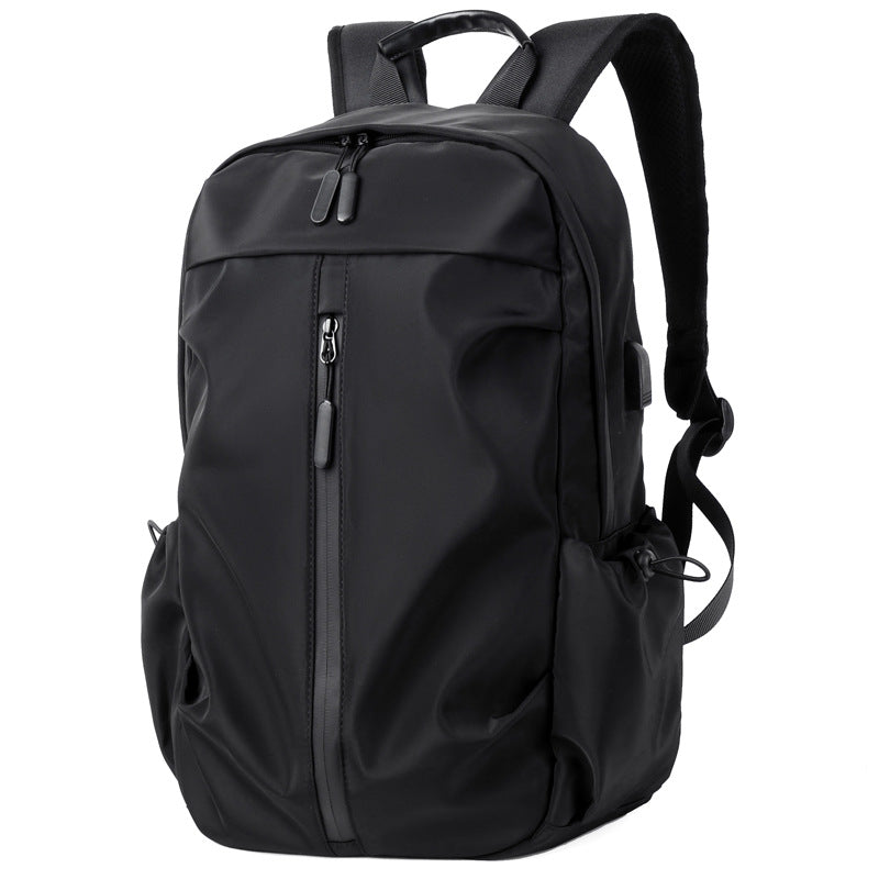 Casual Backpack Men&#39;s Street Simple Fashion Computer Bag